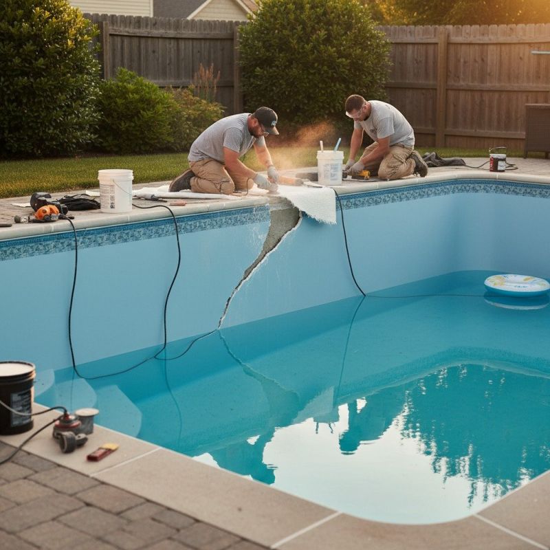 Pool Crack Repair